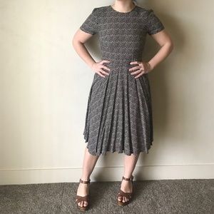 Black and Tan Polka Dot dress